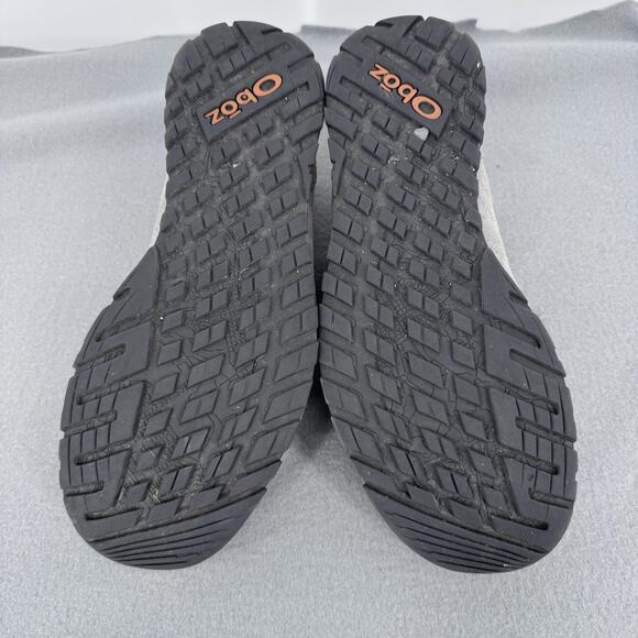 Oboz Bozeman Low Shoes Mens Size 10.5 Gray Suede Hiking Trail Outdoor O FIT - Picture 10 of 11